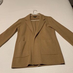 J. Crew camel sweater blazer